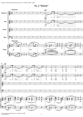 Mass of the Sacred Heart of Jesus: No. 2. Gloria