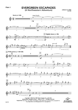 Evergreen Escapades - Flute 1