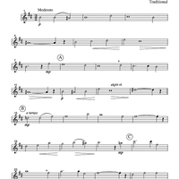 Coventry Carol - Part 1 Clarinet in Bb