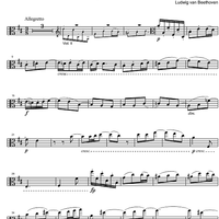 Fugue D Major Op.137 - Viola 1