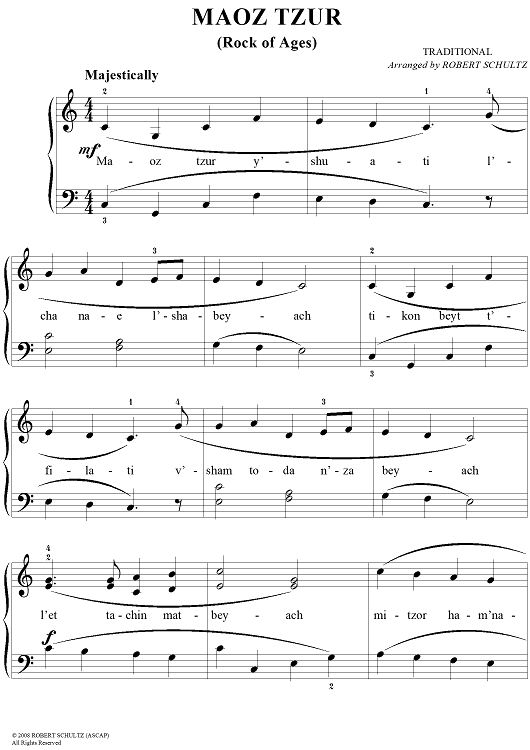 Maoz Tzur (Rock of Ages)