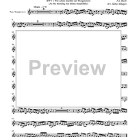 Aria (from Cantata No. 1) - Piccolo Trumpet in A