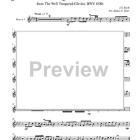 Fugue XIII from "The Well Tempered Clavier", BWV858b - Horn in F