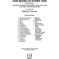 And Bless Us Every One - Score Cover