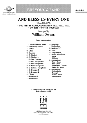 And Bless Us Every One - Score Cover