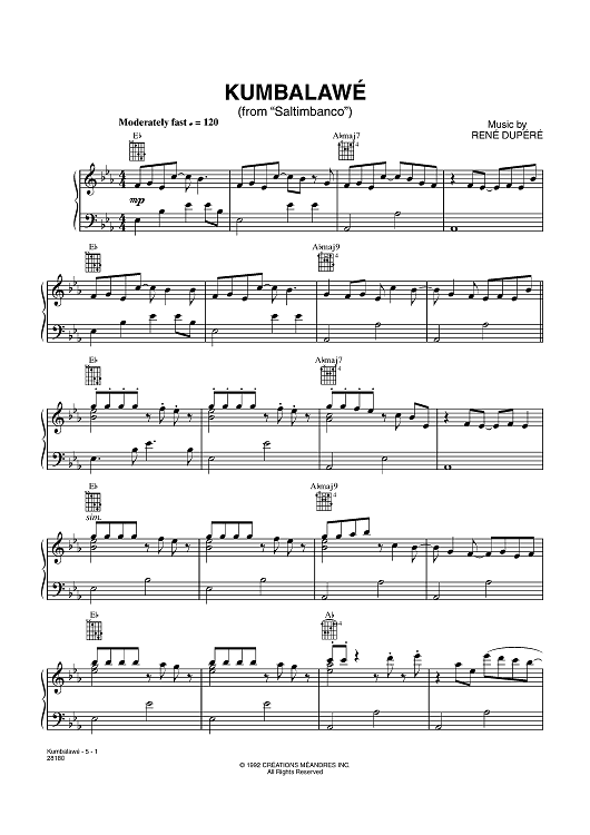 KUMBALAWÉ (from “Saltimbanco”)