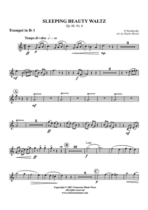 The Sleeping Beauty. Act I, No. 6. Valse (Theme) - Trumpet 1 in B-flat