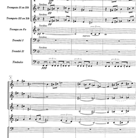 4 Preludes for Brass and Timpani - Score