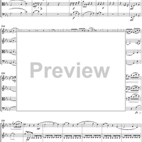 String Quartet No. 10 in E-flat Major, Op. posth. 125, No. 1 - Score