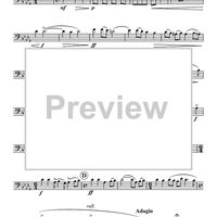 Two Selections from "All-Night Vigil," Op. 37 - Trombone 3