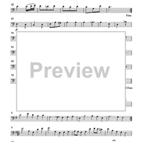 Water Music Selections for Trombone Quartet - Trombone 2