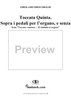 Toccata Quinta. Sopra i pedali per l'organo, e senza, No. 5 from "Toccate, canzone ... di cimbalo et organo", Vol. II