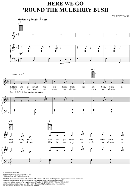 Here We Go 'Round the Mulberry Bush