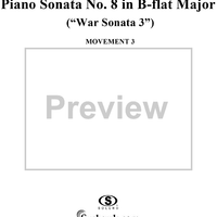 Piano Sonata No. 8 in B-flat Major, Op. 84, Movement 3, "War Sonata 3"