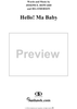 Hello!  Ma Baby