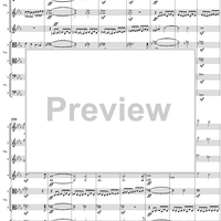 String Octet, Op. 20, Movement 4 - Score