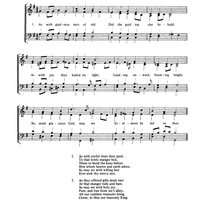 As with Gladness Men of Old