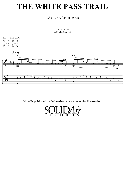 The White Pass Trail (No MP3)