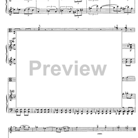 Variation on Béla Bartók theme - Score