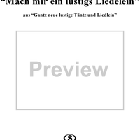 Mach Mir ein Lustigs Liedelein