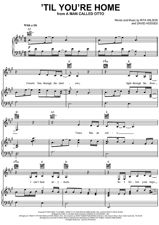 'Til You Come Home - from A Man Called Otto