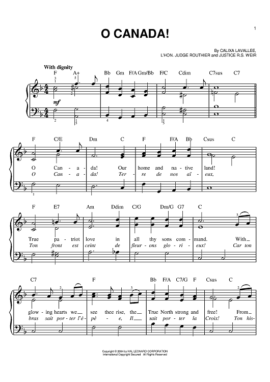 O Canada!