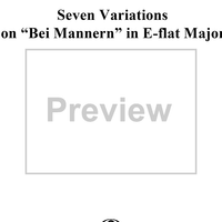 Seven Variations on "Bei Männern" in E-flat major, WoO 46