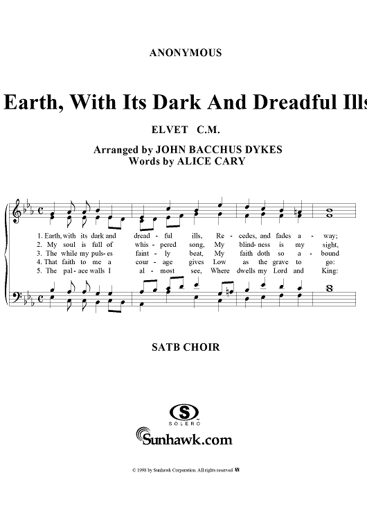 Earth, with Its Dark and Dreadful Ills