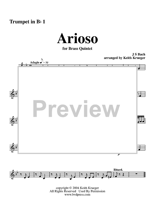 Arioso - Trumpet 1