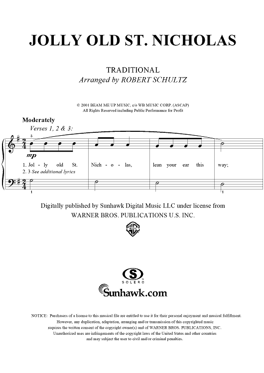 Jolly Old St. Nicholas