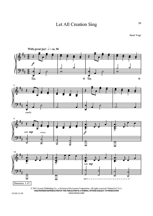 Let All Creation Sing