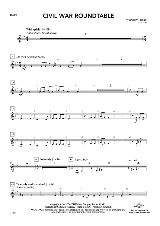 Civil War Roundtable - Horn