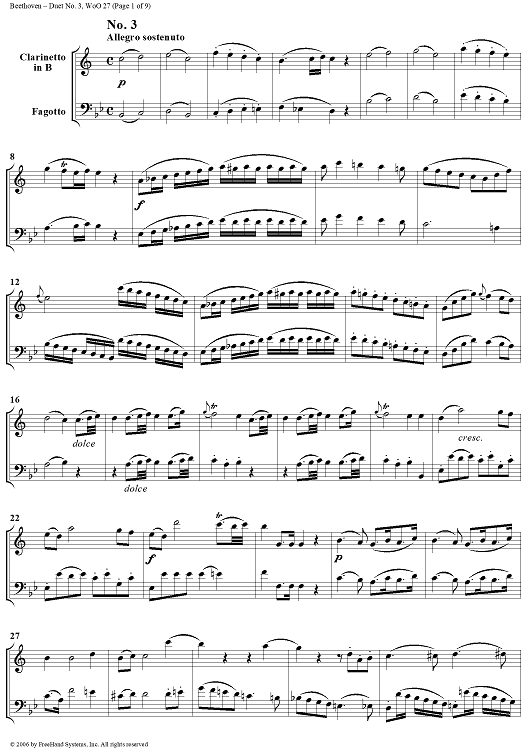 Duet No. 3 in B-flat Major