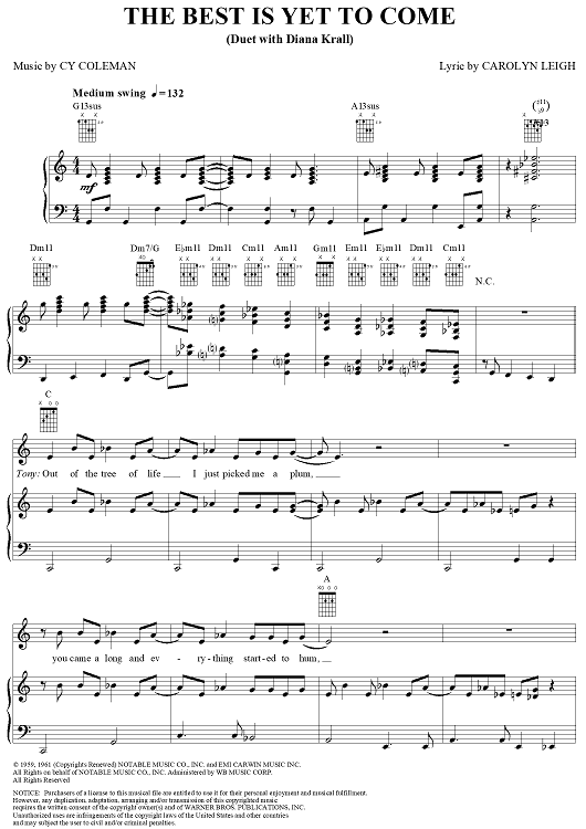 The Best Is Yet to Come