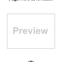 6 Grand Fugues: Fugue No. 5 in A Minor