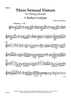 Three Sensual Dances - Violin 1