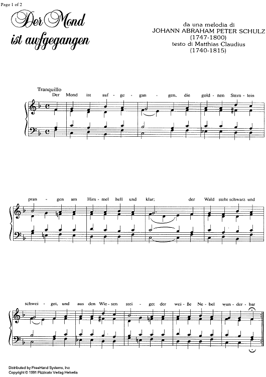 Der Mond ist aufgegangen