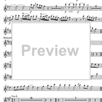 Divertimento No. 2 D Major KV131 - Flute