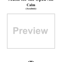 Calm, from "Music for the Open Air", Op. 44