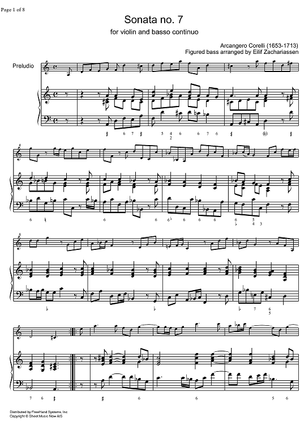 Sonata No. 7 - Score