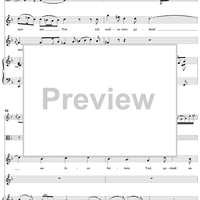 "Gedenk' an Jesu bittern Tod", Duet, No. 6 from Cantata No. 101: "Nimm von uns, Herr, du treuer Gott" - Piano Score