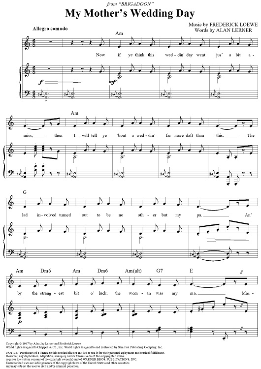 My Mother's Wedding Day