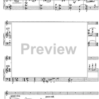 Variation on Béla Bartók theme - Score