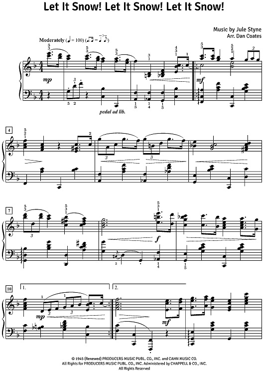 Let It Snow! Let It Snow! Let It Snow!