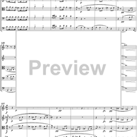 Quintet in C Major, Movement 1 - Score