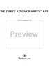 We Three Kings of Orient Are