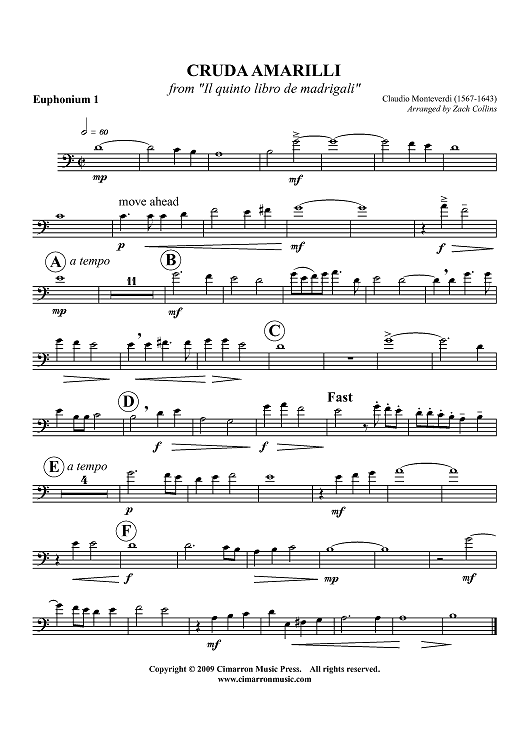 Cruda Amarilli - Euphonium 1