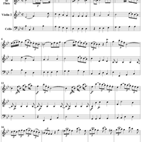 Trio in B-flat Major Op. 3, No. 3 - Score