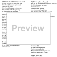 3 Wedding Songs - Lyrics