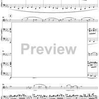 Cello Sonata No. 2 in G Minor, Movement 2 - Piano Score